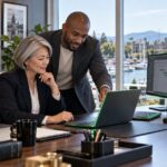 Victoria law firm professionals reviewing IT systems during a provider transition
